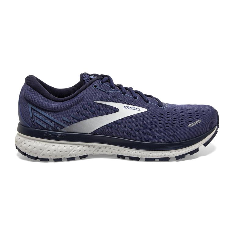 Brooks Ghost 13 Mens Road Running Shoes - Deep Cobalt/Navy/Grey/Navy - Indonesia (KSBY-52634)